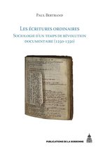 Histoire ancienne et médiévale - Les écritures ordinaires
