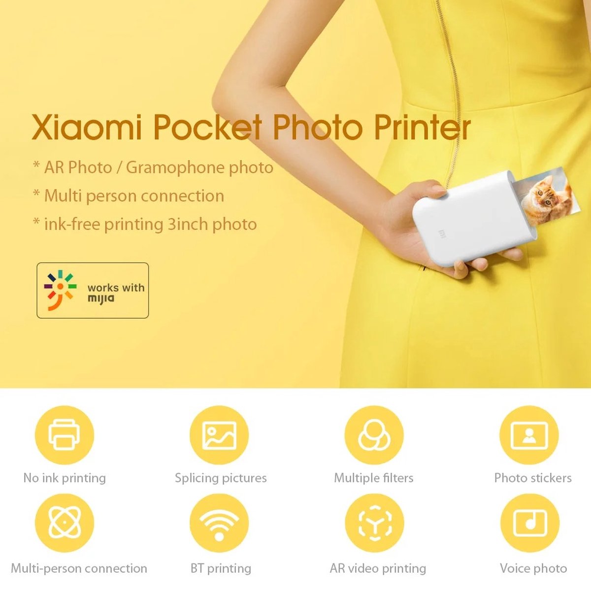 Ariqo Draagbare Thermische Printer - Foto - 300dpi thumbnail 4