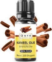 Kaneel Olie 10ml | 100% Puur & Onbewerkt | Kaneel Etherische Olie voor Aromatherapie | Geurolie | Essential Cinnamon Oil