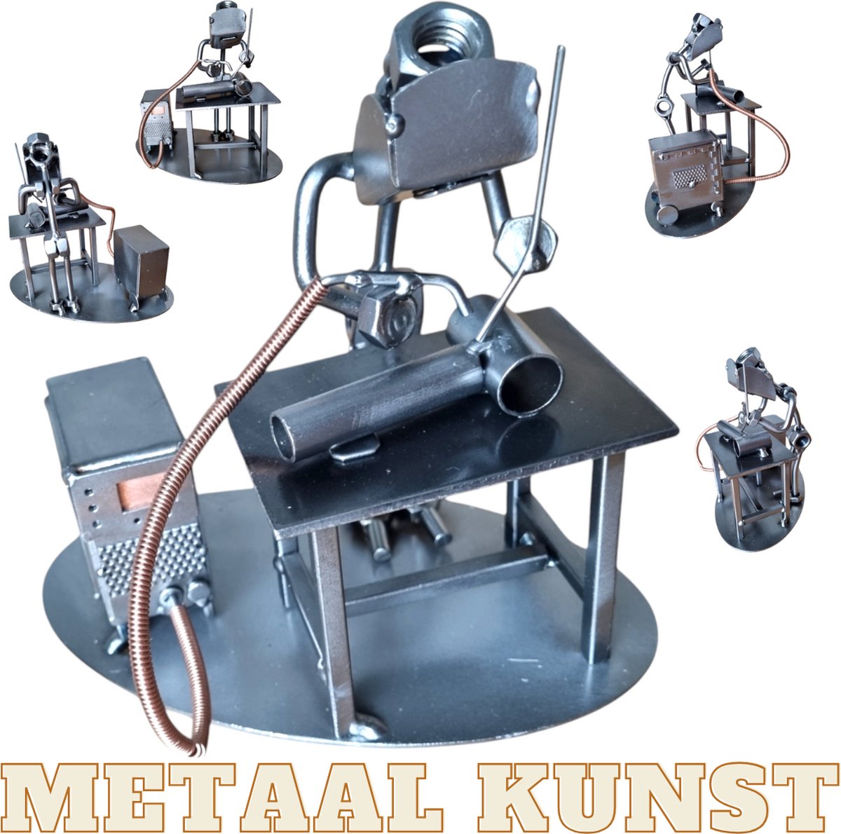 Lasser-metaal kunst-metaal beeld-het best cadeau-uniek-verjaardag-lasapparaat-sinterklas gift-geschenk,