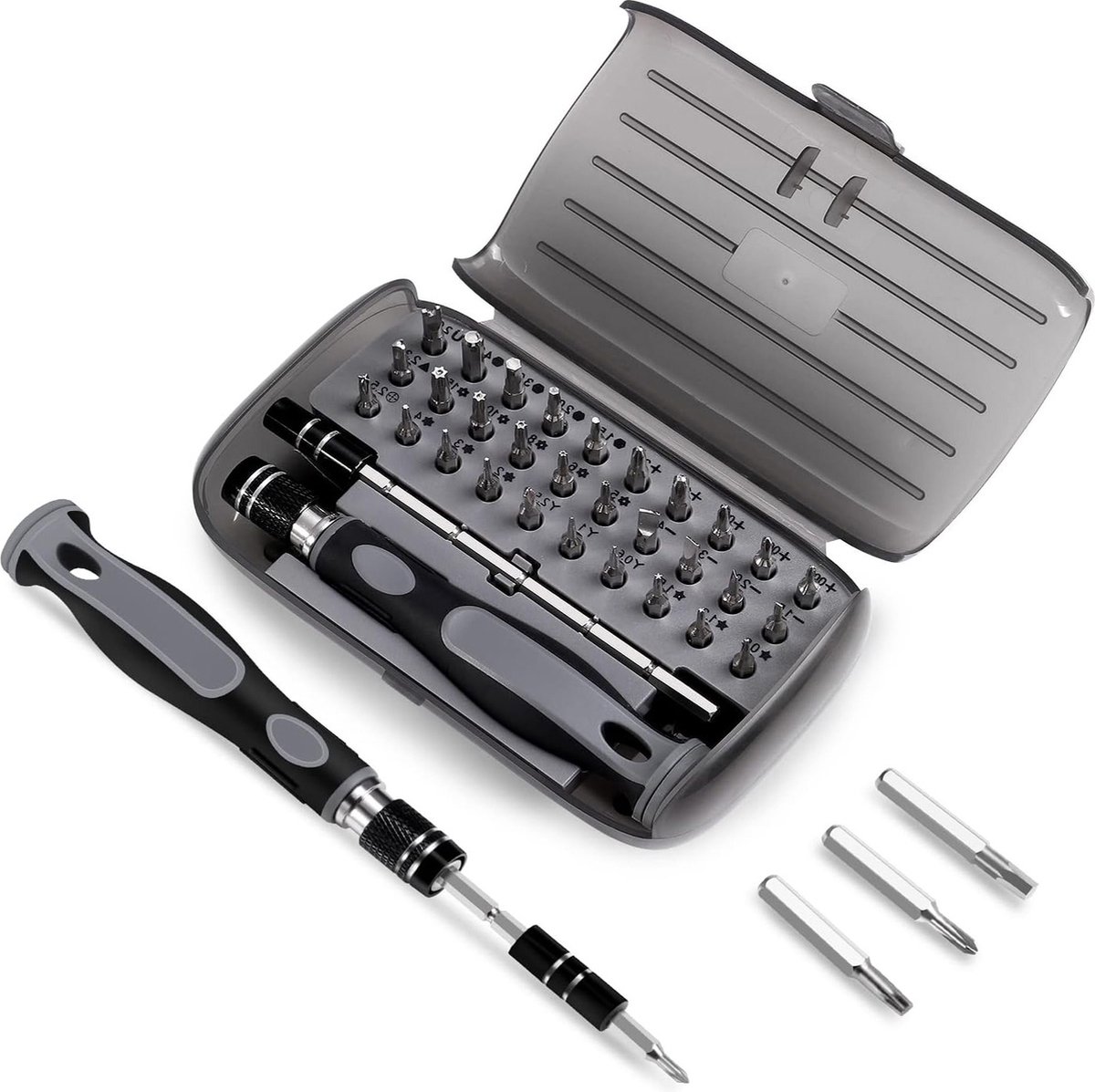 oCreon 32-in-1 Precisieschroevendraaierset - Mini Magnetische Set voor PC - Laptop - Tablet - Bril & Smartphone
