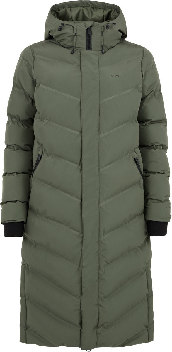 Protest Prtbanksos – Parka Dames – Gewatteerd – Parka Groen