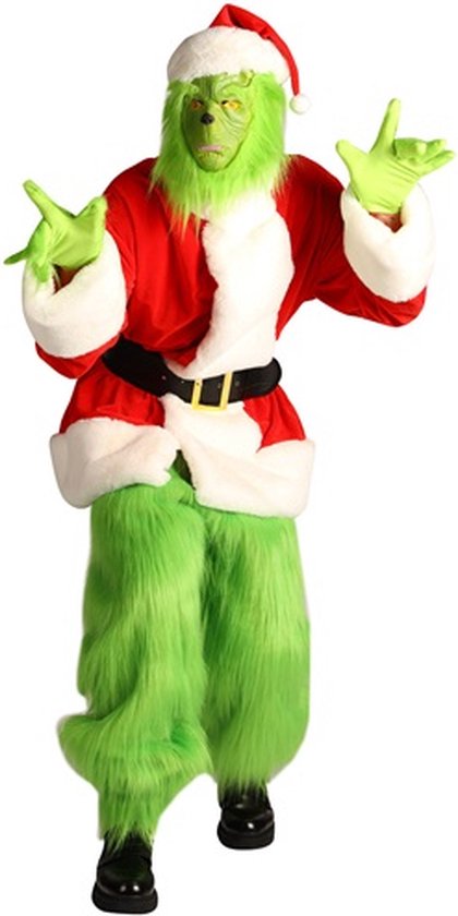 Kerstman Kostuum - The Thief of Christmas - Maat L/XL - Volwassenen