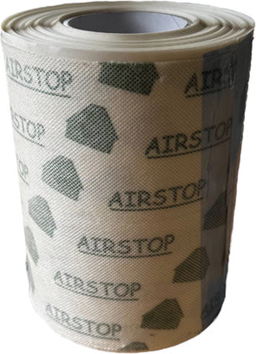 Isocell Airstop Flex kleefband voor Luchtdichting - 25m x 75/100/150/200mm - Vochtbestendig en UV-stabiel - Bepleisterbaar voor naadloze Afwerking