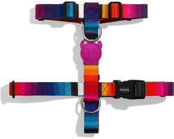Zee.Dog H-Harnas Prisma Multi-Color - Hondentuig - 40-67x62-107x2.5 cm
