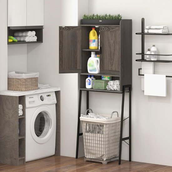 NK Badezimmerregal über Toilette - 153 x 47 x 26 cm, 3 NK Badezimmerregal über Toilette - 153 x 47 x 26 cm, 3