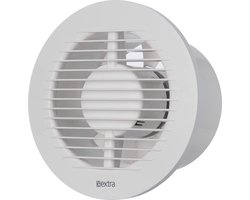 Badkamer Ventilator 125mm Timer Stil Witte Afzuigventilator Muurventilator Keuken Garage Toilet