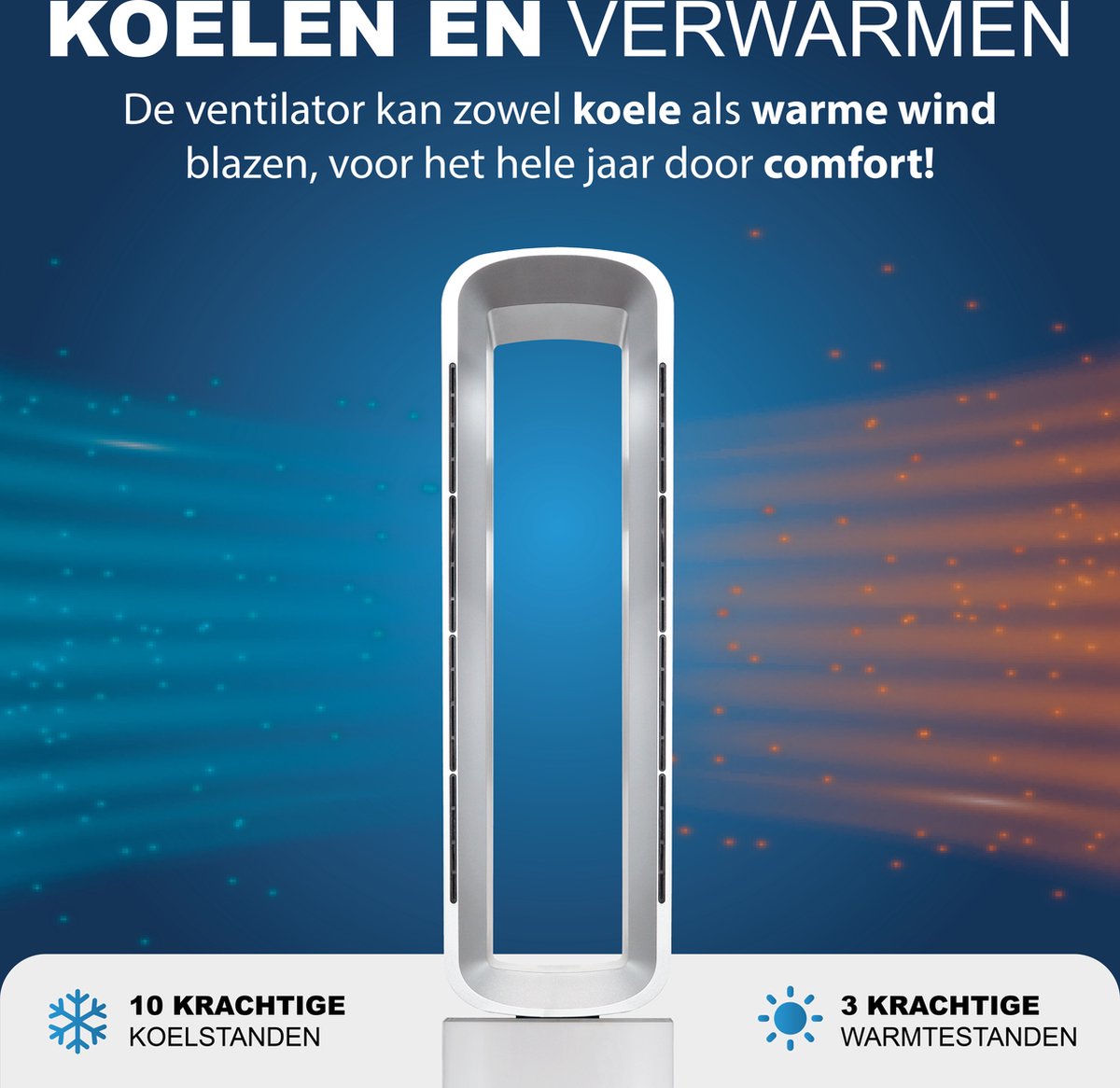 Aironex Bladloze Ventilator met Verwarming thumbnail 8
