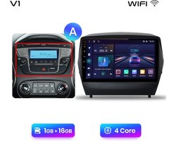 Autoradio - Android Auto - Bluetooth Radio - Hyundai Tucson 2 ix35 2009 - 2015