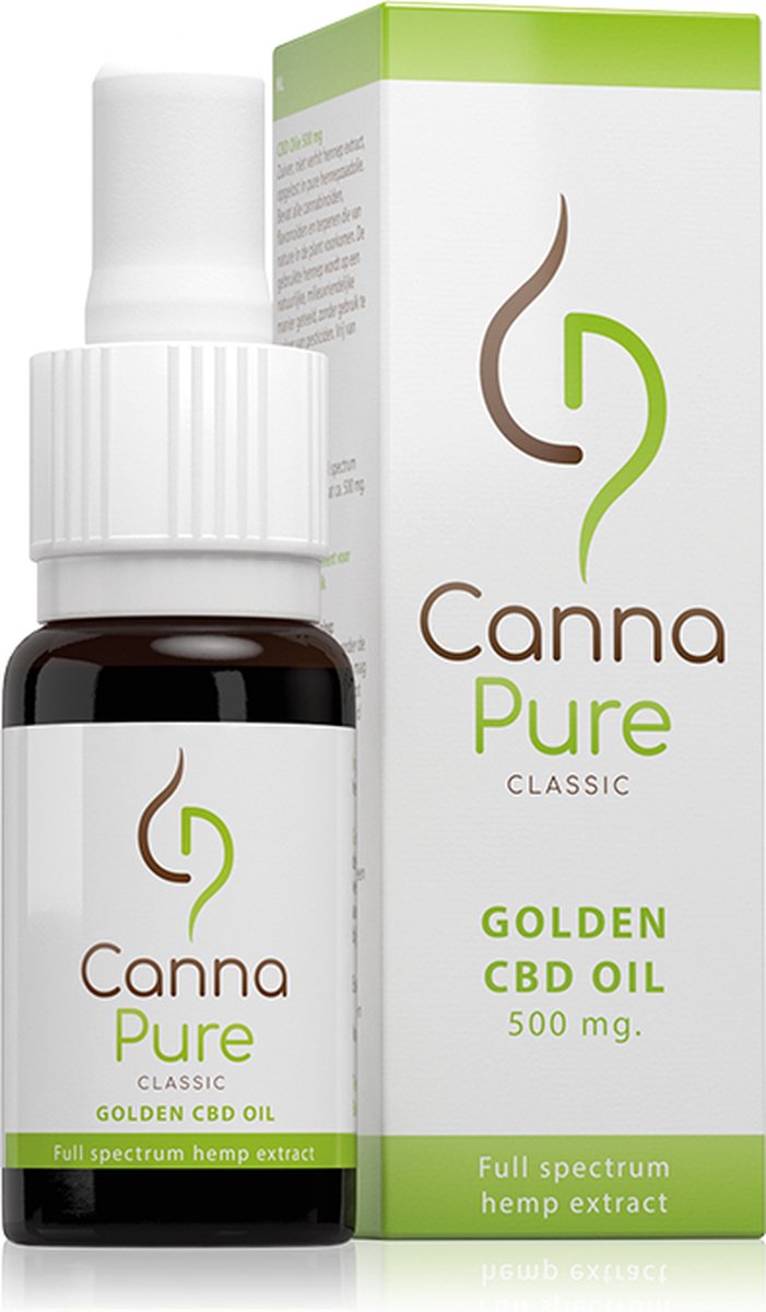 canna pure classic golden cbd oil 500mg 5%