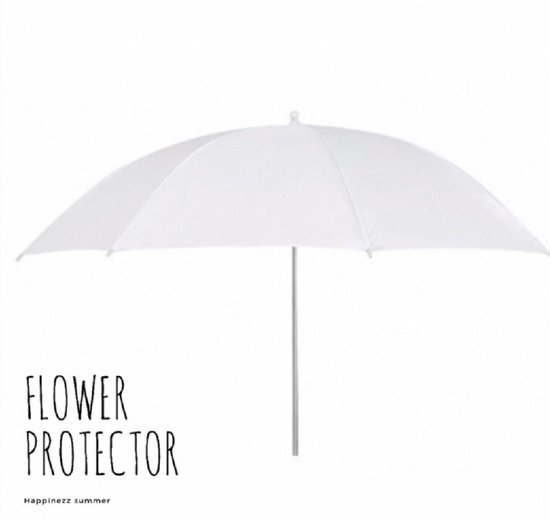 Flower Protector- wit- cm-Bloem- Plantenbak zon... | bol.com