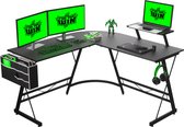Bol.com For The Win Hoekbureau Gaming Bureau - 131 cm - Game Bureau - Computertafel - Computerbureau - Gaming Tafel - Gaming Bur... aanbieding