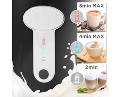 MF500 BK Melkopschuimer Automatische Melkschuimer 500W 260 ml Schuim in 500ml Kan Elektrisch Perfect Schuim Voor Koude en Warme Koffie Cappucino Chocomel Makkelijk te Gebruiken