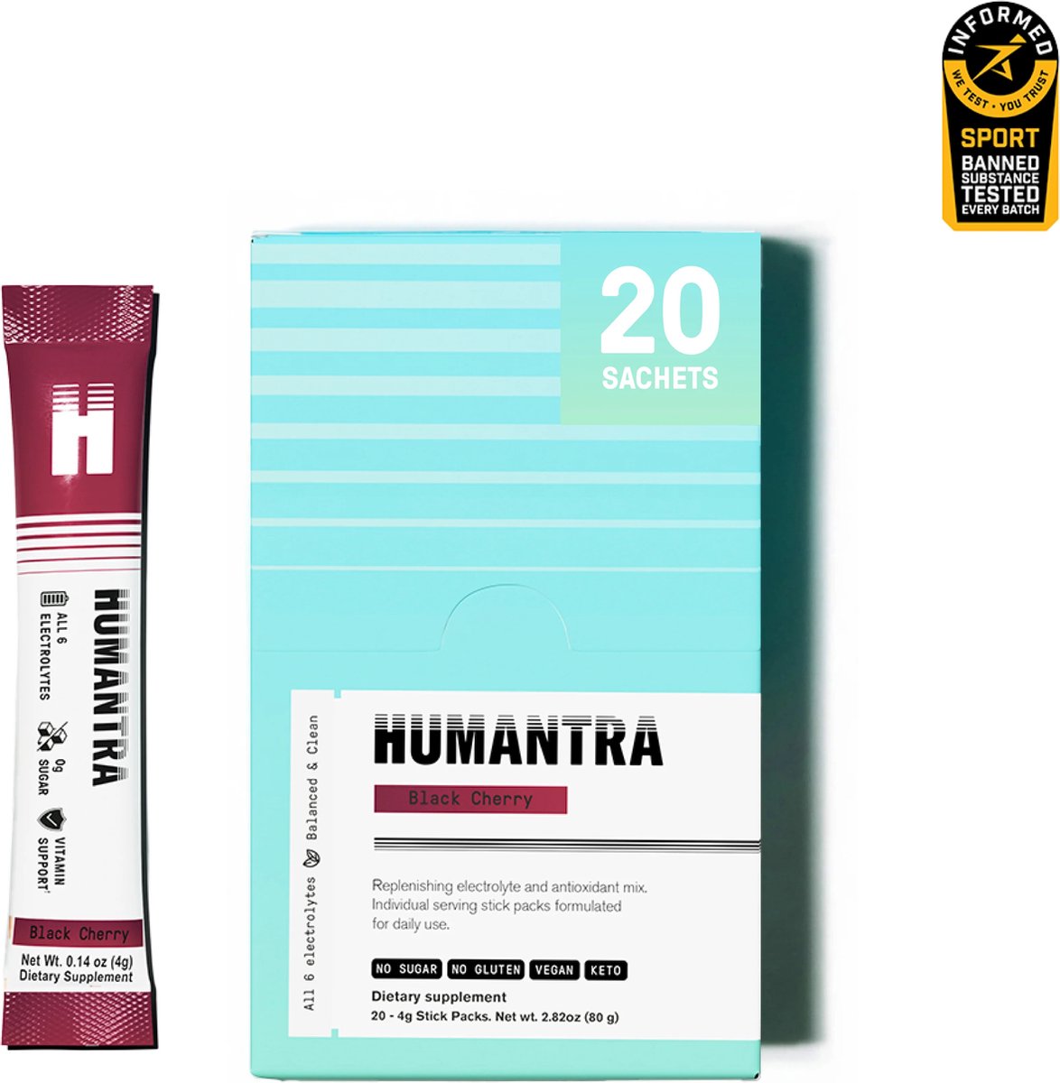 Goedkoopste HUMANTRA Black Cherry (electrolytes