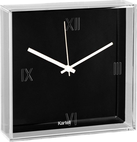 Horloge Kartell Tic & Tac - Noir