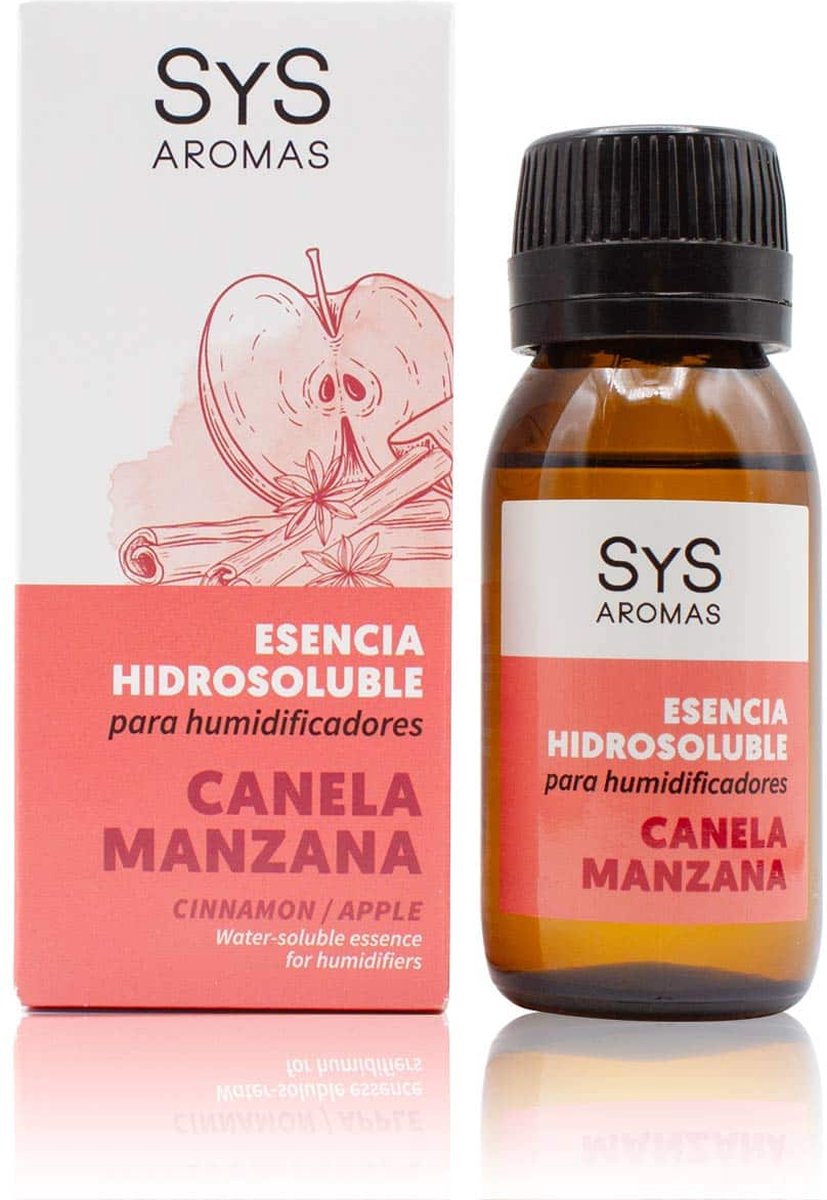 Goedkoopste Sys Brumaroma Kaneel Appel - Etherische Olie - Natuurlijke Geur - Voor Luchtbevochtiger en Aroma Diffuser - 50ml