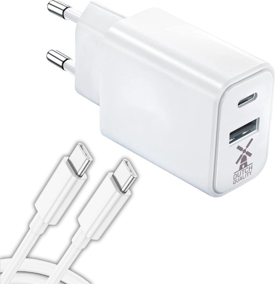 USB oplader Goobay 1 poort (USB C, Snellader, 3A, Wit) Goobay