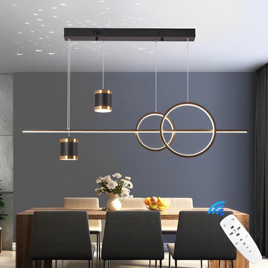 5-lichts hanglamp boven eettafel kopen? Slim gekozen