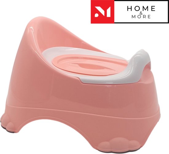 Kinder plaspotje - WC potje met deklseltje - Zindelijkheid trainen - Binnenpot Uitneembaar - Makkelijk schoonmaken - Kleur ROOS