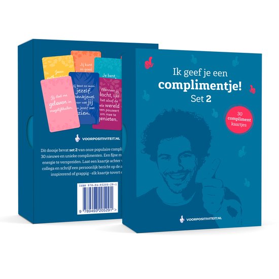 Complimentkaartjes Set 2 Voor Positiviteit - Complimenten kaartjes - Affirmatie - 30 stuks - 5 x 9 cm