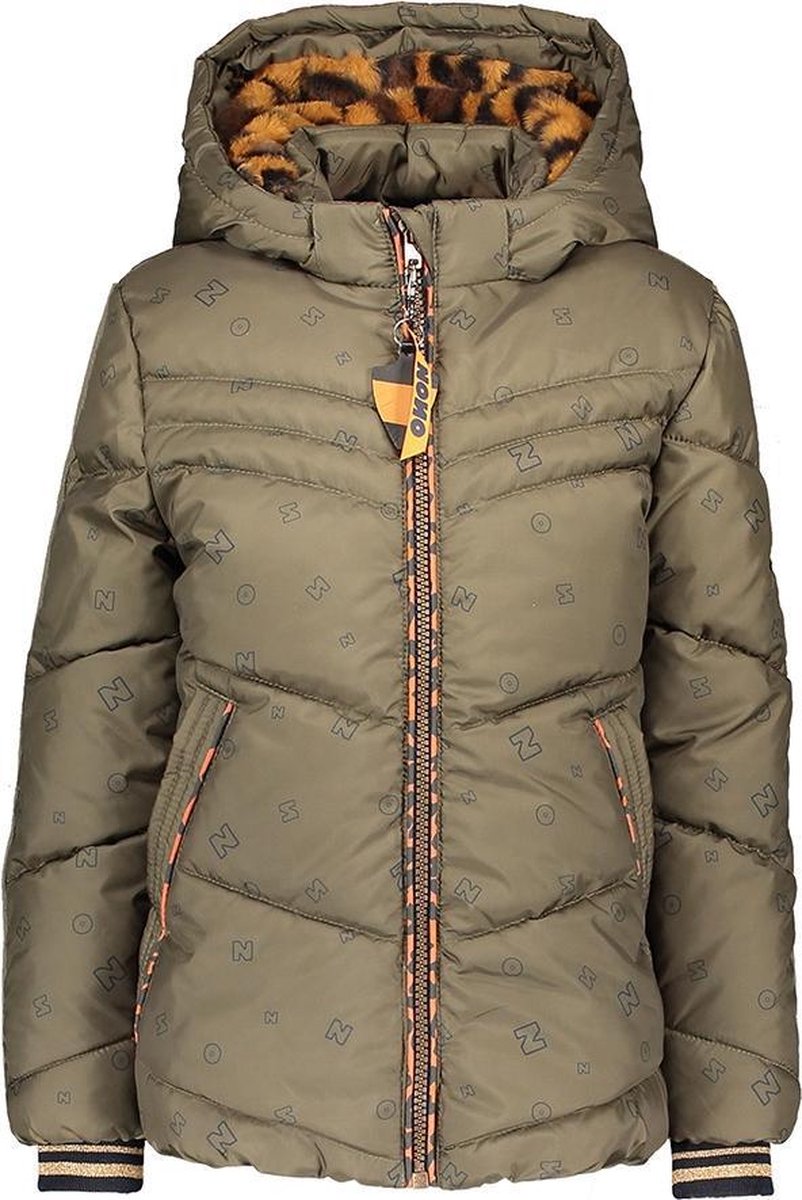 NoNo meisjes Winterjas Army Green maat 116
