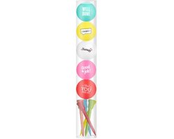 Golfballen Gift 5 Golfballen Felicitatie Set Inclusief Tees — afbeelding 2