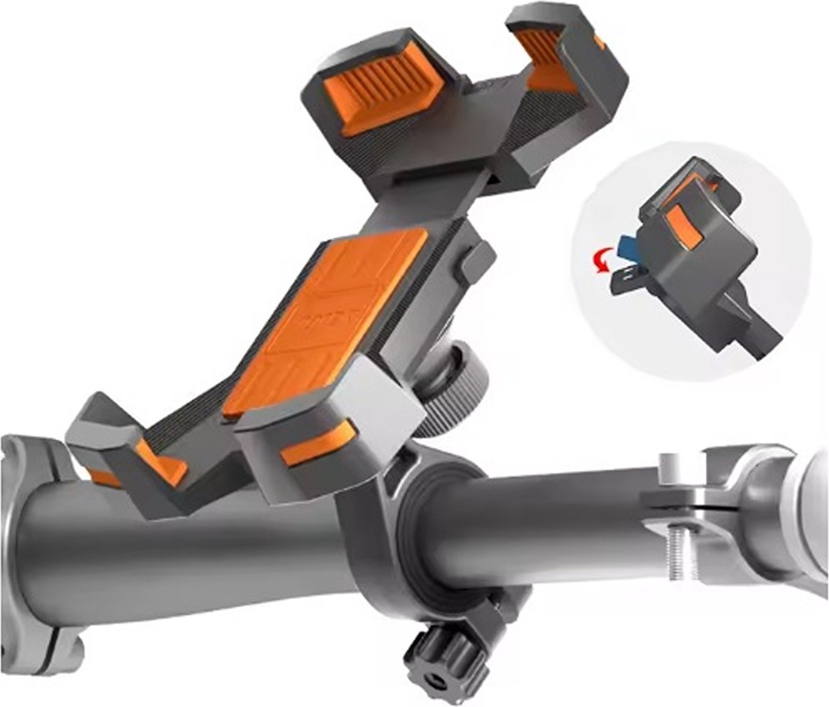 [Flexpert] [Schok absorberende telefoonhouder] [telefoonhouder fiets] [telefoon houder fiets]