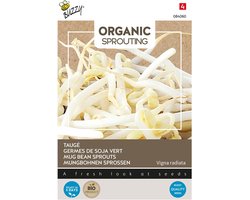 Buzzy® Organic Sprouting Taugé (BIO) - Verse en knapperige taugé, ideaal voor Aziatische gerechten