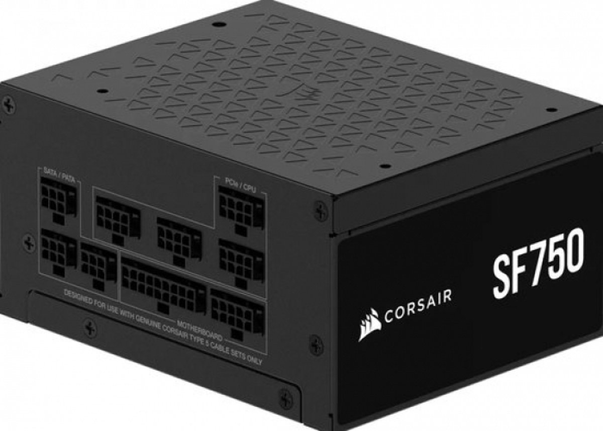 CORSAIR SF750 - Voeding - ATX12V 3.1, SFX - 80 PLUS Platinum - 750 Watt - Modulair