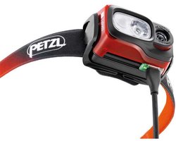 Petzl Swift RL 1100 lumen krachtige hoofdlamp met accu oranje