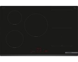 Bosch PVW831HC1E Serie 6 Inductiekookplaat 80 cm – 5 Kookzones – CombiZone – PerfectFry Plus – DirectSelect – Home Connect – Zwart