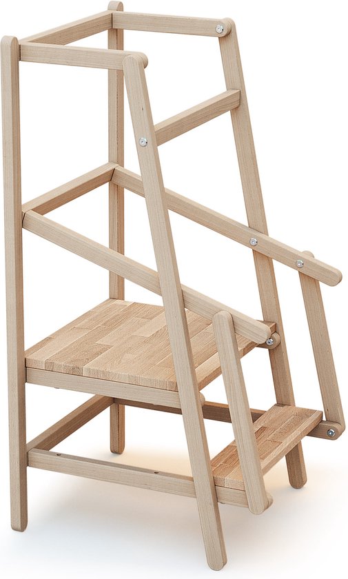 Kinderkledingrek ESSENTIEL in hout Wit 50 x 30 x 130 cm