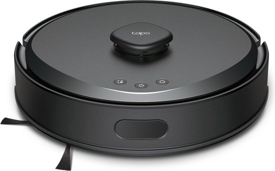 Tapo RV30 Max Robotstofzuiger met dweilfunctie - 5300 Pa Hyperzuigkracht - LiDAR+IMU Dual-navigatie - Vacuüm & Dweil met Tapo IQ+ Smart Cleaning- Zwart