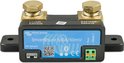 Victron SmartShunt 500A/50mV avec étiquette bleue, texte 'LOAD MINUS' et 'BATTERY MINUS'.