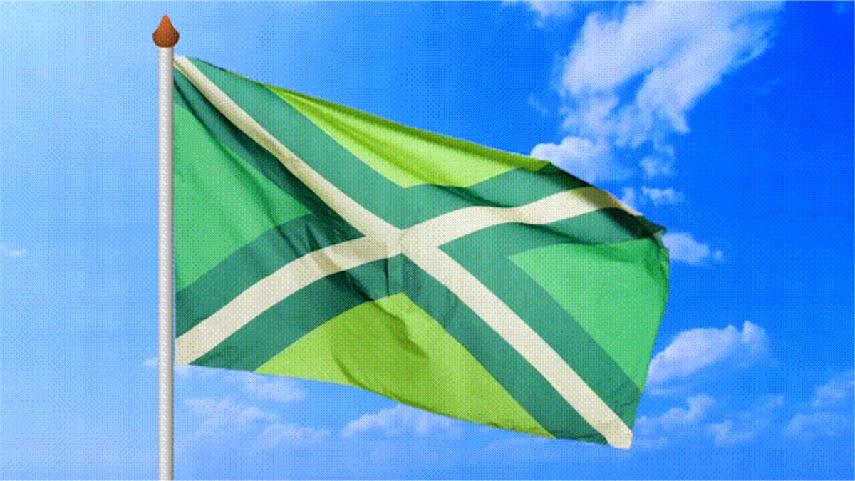 Achterhoekse vlag 40 x 60 cm