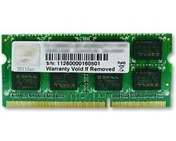 G.Skill 4GB DDR3-1600 SQ geheugenmodule 1600 MHz