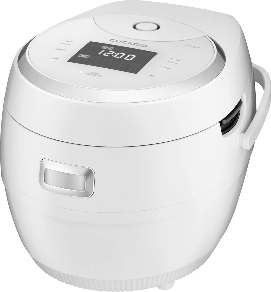 Cuckoo CR-1020F Rijstkoker Wit Controlelampje, Anti-aanbaklaag, Oververhittingsbeveiliging