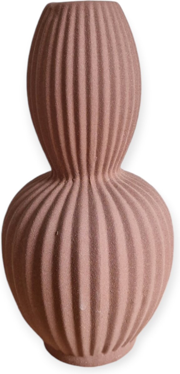 Daan Kromhout - Vaas - Indre Woods - Terra - Keramiek - 15x31cm