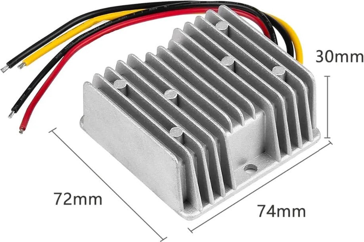 Dc-dc Omvormer 12V Naar 24V – 10A, 240W – Zeer Efficiënt – Voor Voertuigen & Zonnepanelen DC DC Omvormer 12V Naar 24V