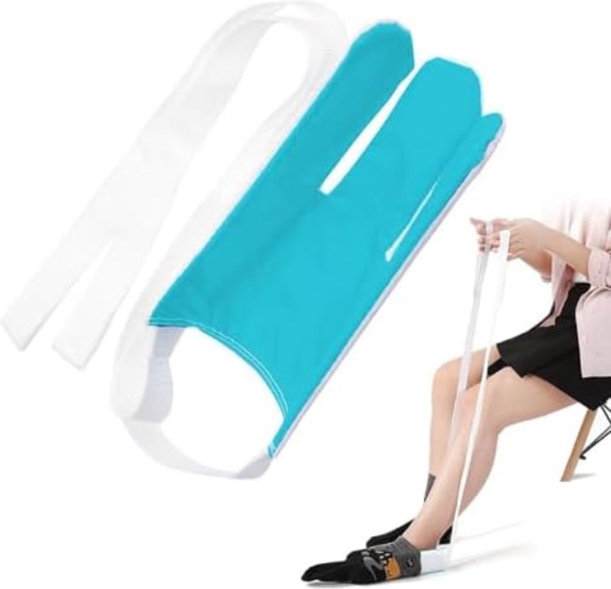 Goedkoopste Lexium Sokaantrekker - Sokken Aantrekhulp - Aantrekhulp Sokken - Aantrekhulp - Hulp Bij Sokken Aantrekken - SockSlider - NIET voor steunkousen