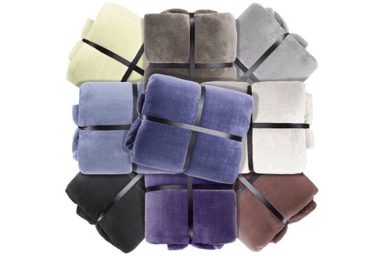 Fleece - 200x220 - Blauw - Petrolblauw - Dekens kopen? | Korting