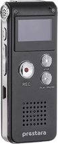 Prestara - Professionele Digitale Voice Recorder – Draagbare Dictafoon met 560 Uur Opnamecapaciteit en Kristalhelder Geluid!