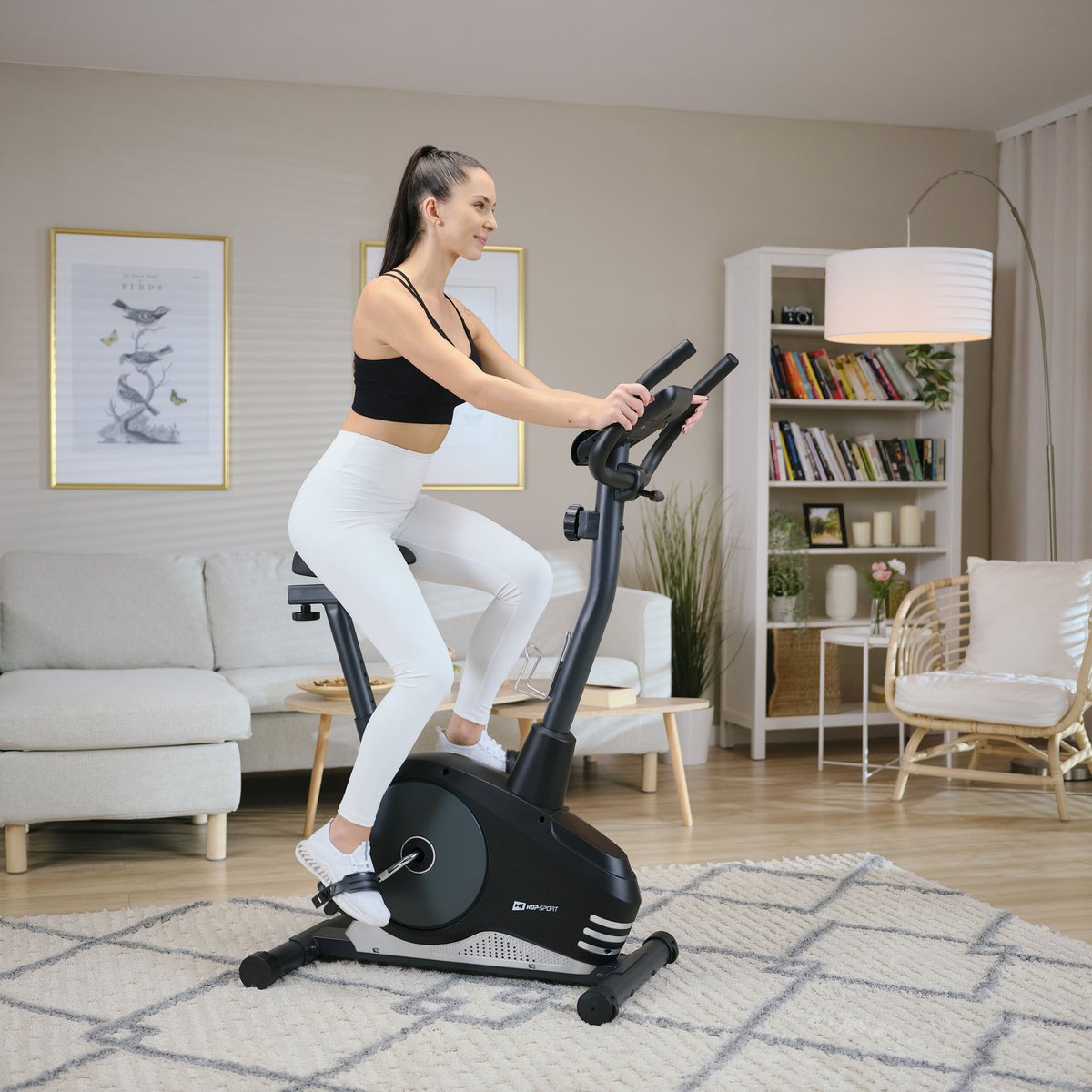 Hop-Sport Hometrainer HS-2080 Spark - Fitnessfiets met 9 kg - afbeelding 3