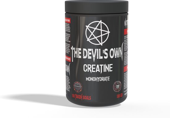 The Devil's Own | Creatine Monohydraat 200Mesh Micronized | Unflavoured | 500gr 100 servings | Prestaties | Duursport | Energie | Herstel | Nutriworld
