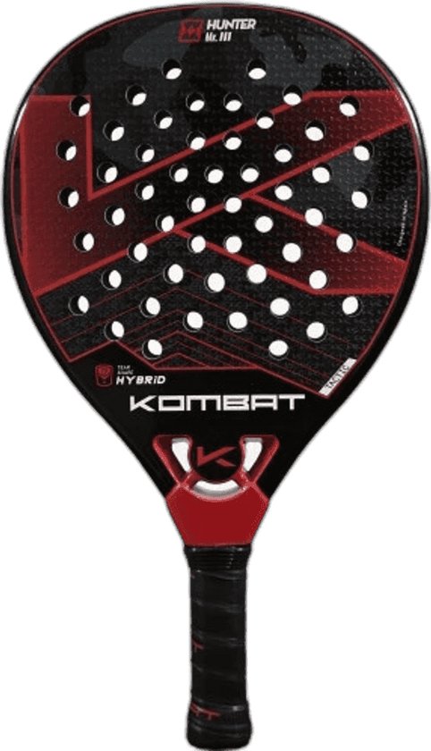 Padelracket Kombat Hunter MKIII - 3D carbon (teardrop) - 2025 hibride, power, controle