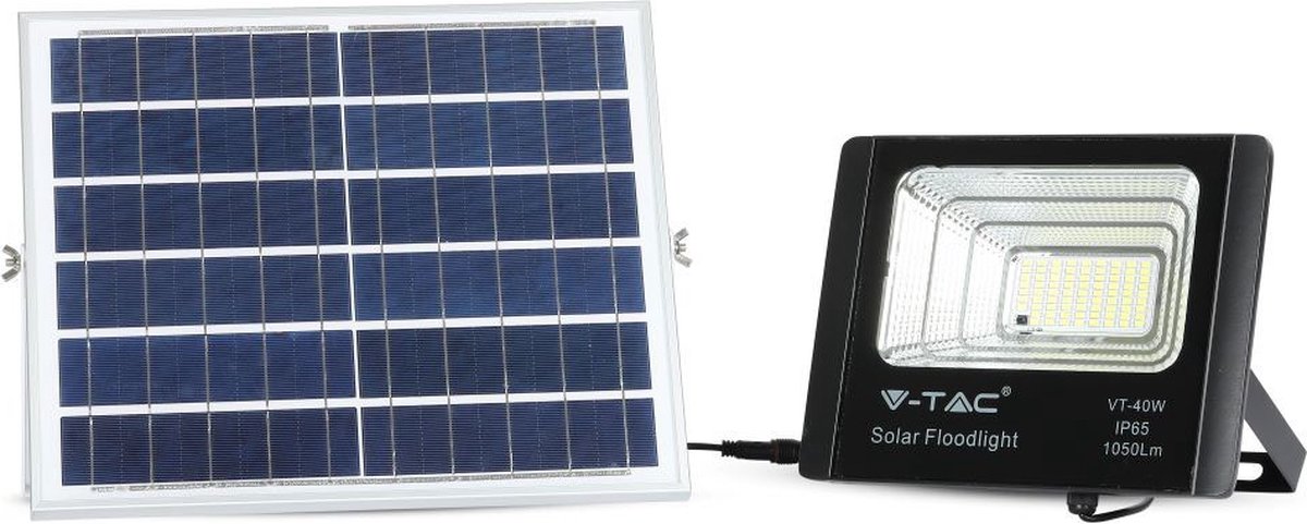 Solar LED-bouwlamp Sonni 40W neutraal-wit