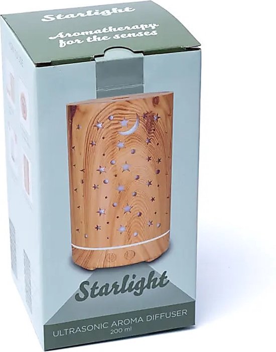USB Luchtbevochtiger Voor Auto En Huis Luchtbevochtiger Met Sterrenhemel Projector - 280 Ml Tank, USB-aansluiting - Nachtlamp & Essentiële Olie Diffuser - Voor Slaapkamer Luchtbevochtiger Usb