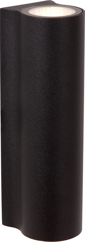 Lucide AKRA - Wandlamp Binnen/Buiten - LED - 2 × 6,5W 2700K - IP54 - Zwart