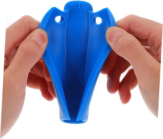 Plastic draagtas gestanst handvat 37cm x 44cm wit onbedrukt ldpe 50µm