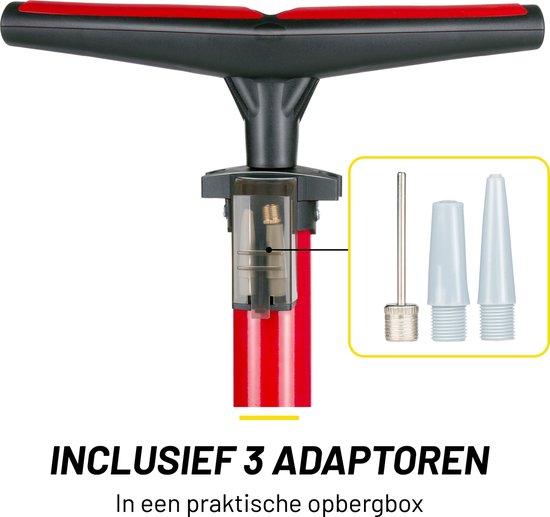 CXWXC Fietspomp met alle ventielen, luchtpomp fiets met manometer voor drukweergave, 11 bar/160 psi, staande pomp voor racefiets, e-bike, mountainbike (Geel
